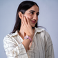 Limora Rose Blush Pink Dial Leather Strap Women's Watch