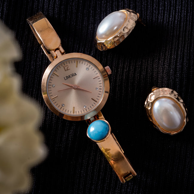 Limora Bella Gold Stainless Steel Women's Watch