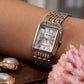 Limora Regal Collection White Dual Tone Steel Watch