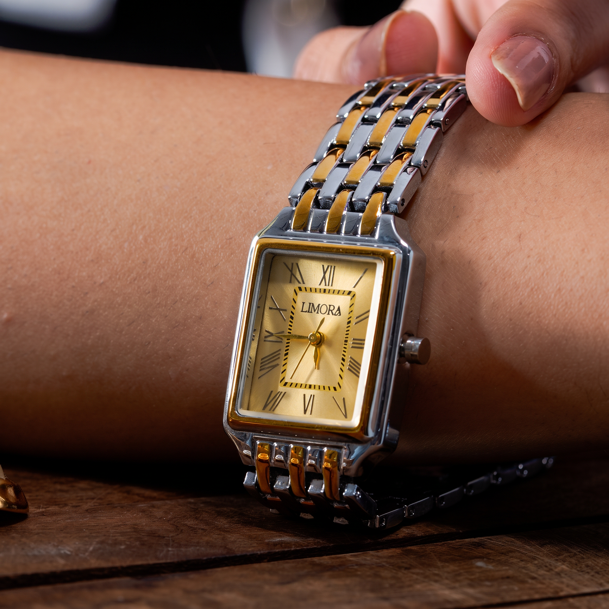 Limora Regal Collection Champagne Dual Tone Watch for Women