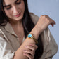 Limora Gold Sky Blue Gold Tone Stainless Steel Watch